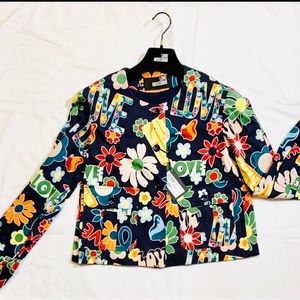 LOVE MOSCHINO Print Blazer Jacket